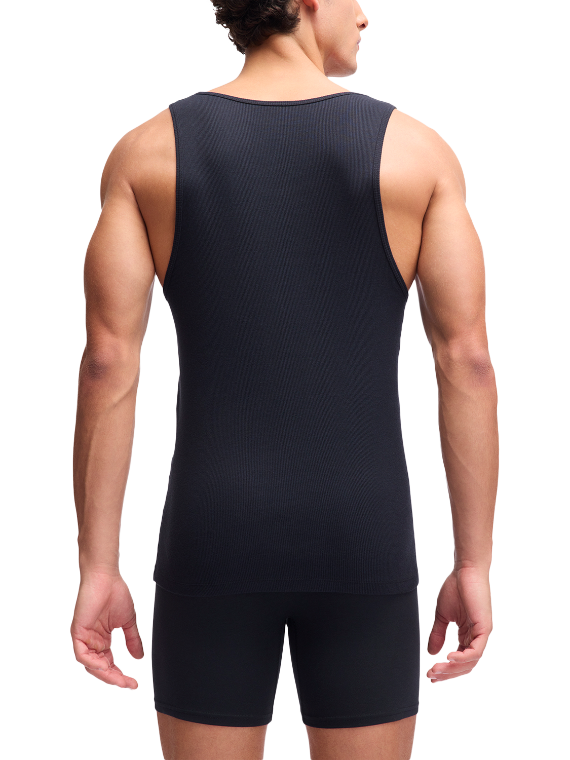 Product image 2 of 4, which shows Under Armour Vests, Pack of 2, Black Black, S