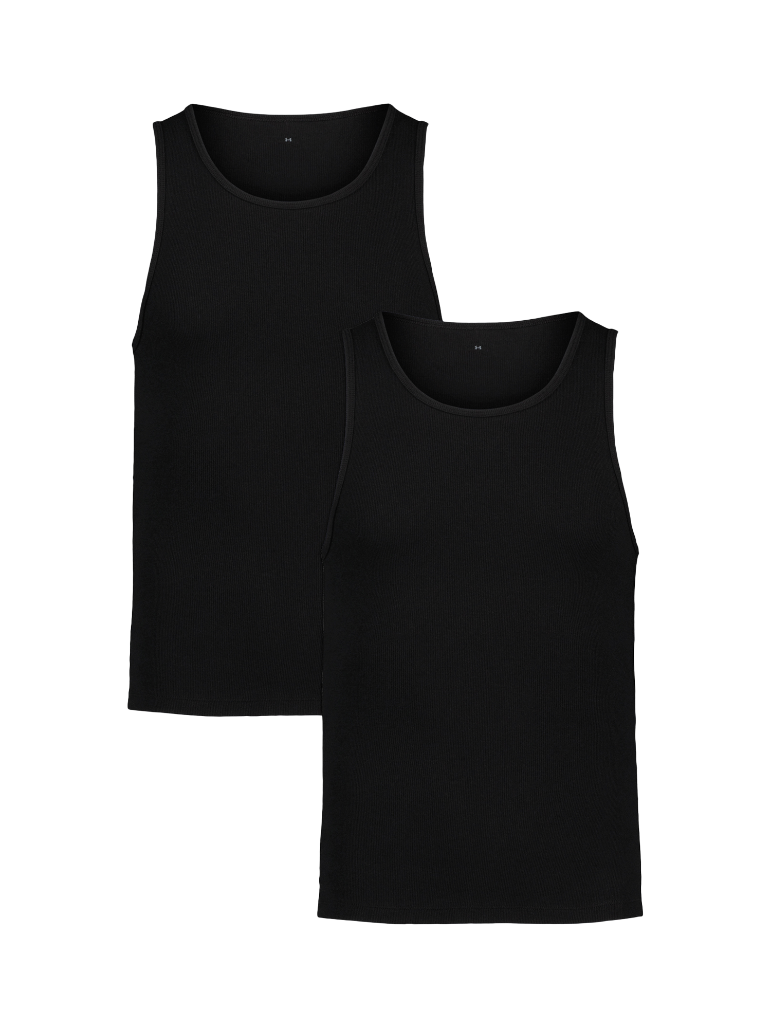 Product image 3 of 4, which shows Under Armour Vests, Pack of 2, Black Black, S