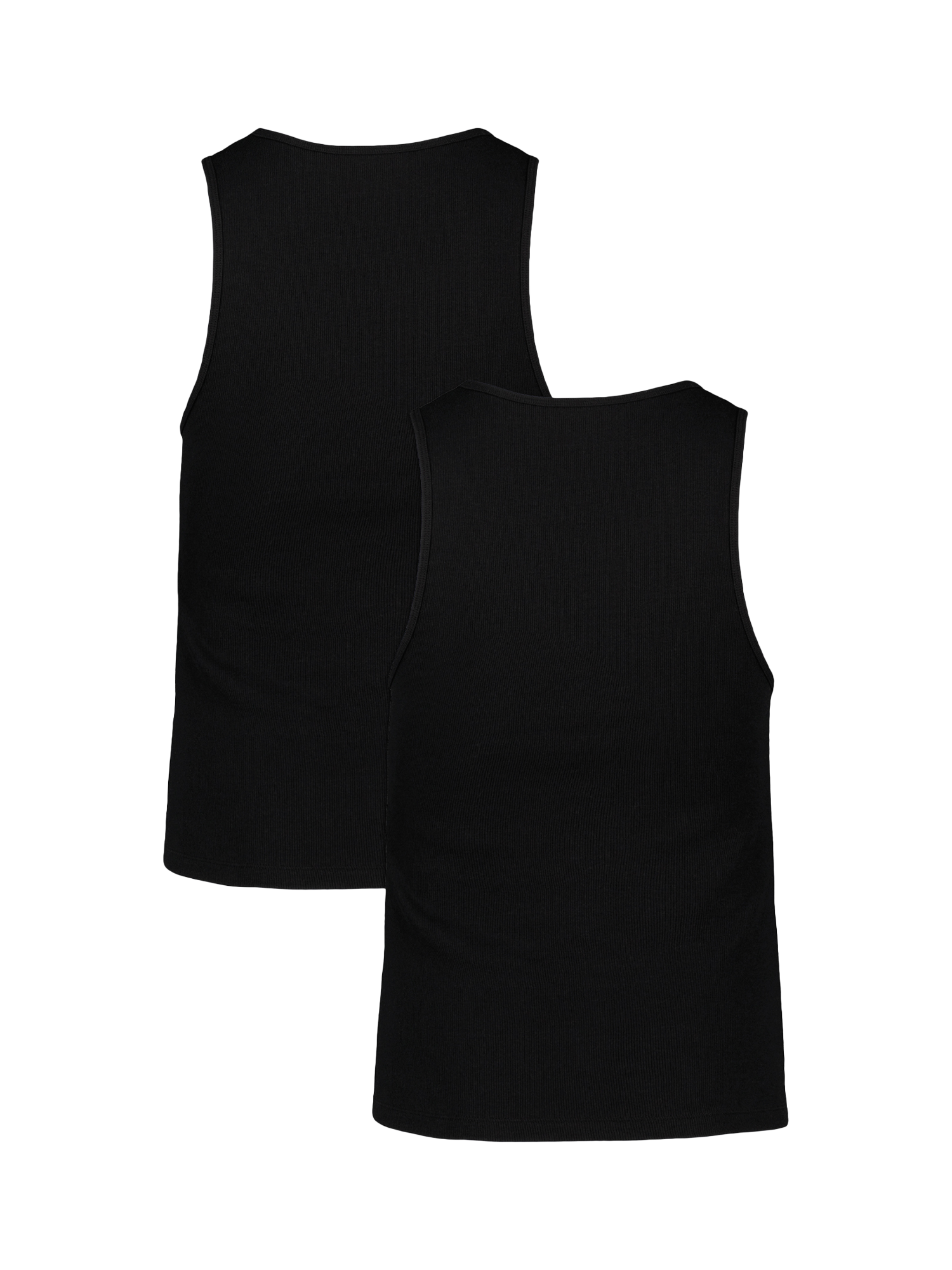 Product image 4 of 4, which shows Under Armour Vests, Pack of 2, Black Black, S