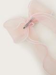 Monsoon Kids' Pearly Hair Bow, Pink