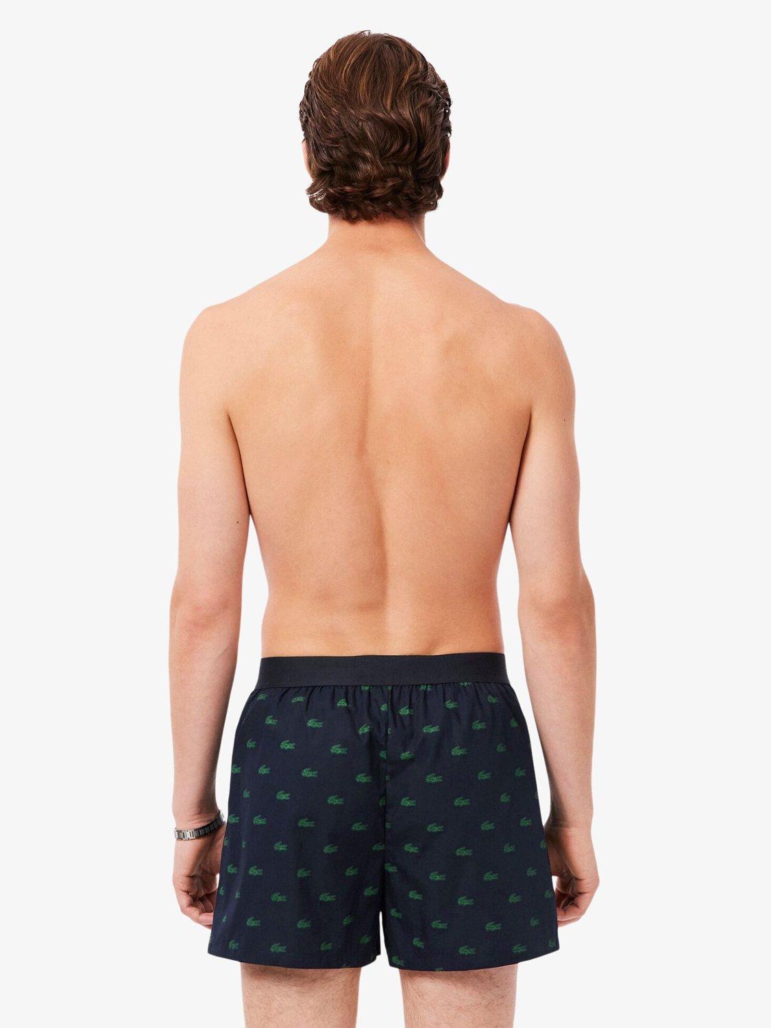Product image 2 of 8, which shows Lacoste Logo Boxers, Pack of 3, Multi, S
