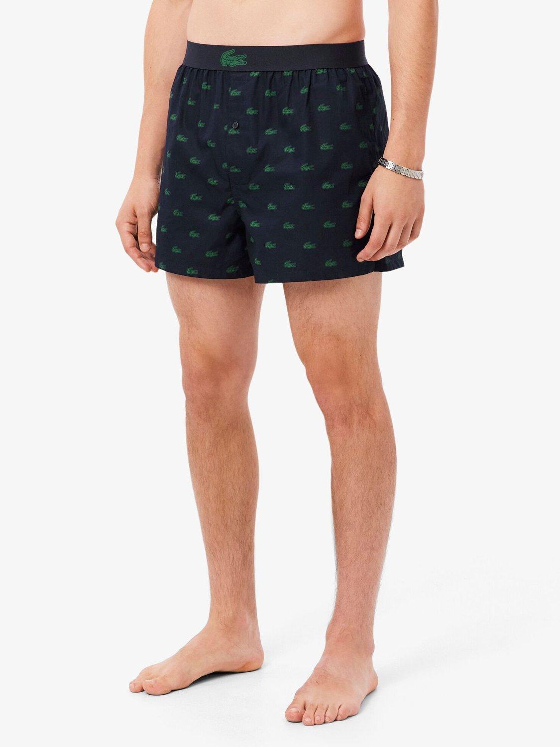 Product image 4 of 8, which shows Lacoste Logo Boxers, Pack of 3, Multi, S