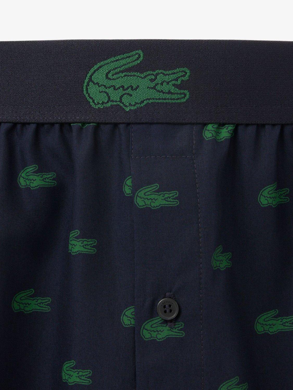 Product image 8 of 8, which shows Lacoste Logo Boxers, Pack of 3, Multi, S