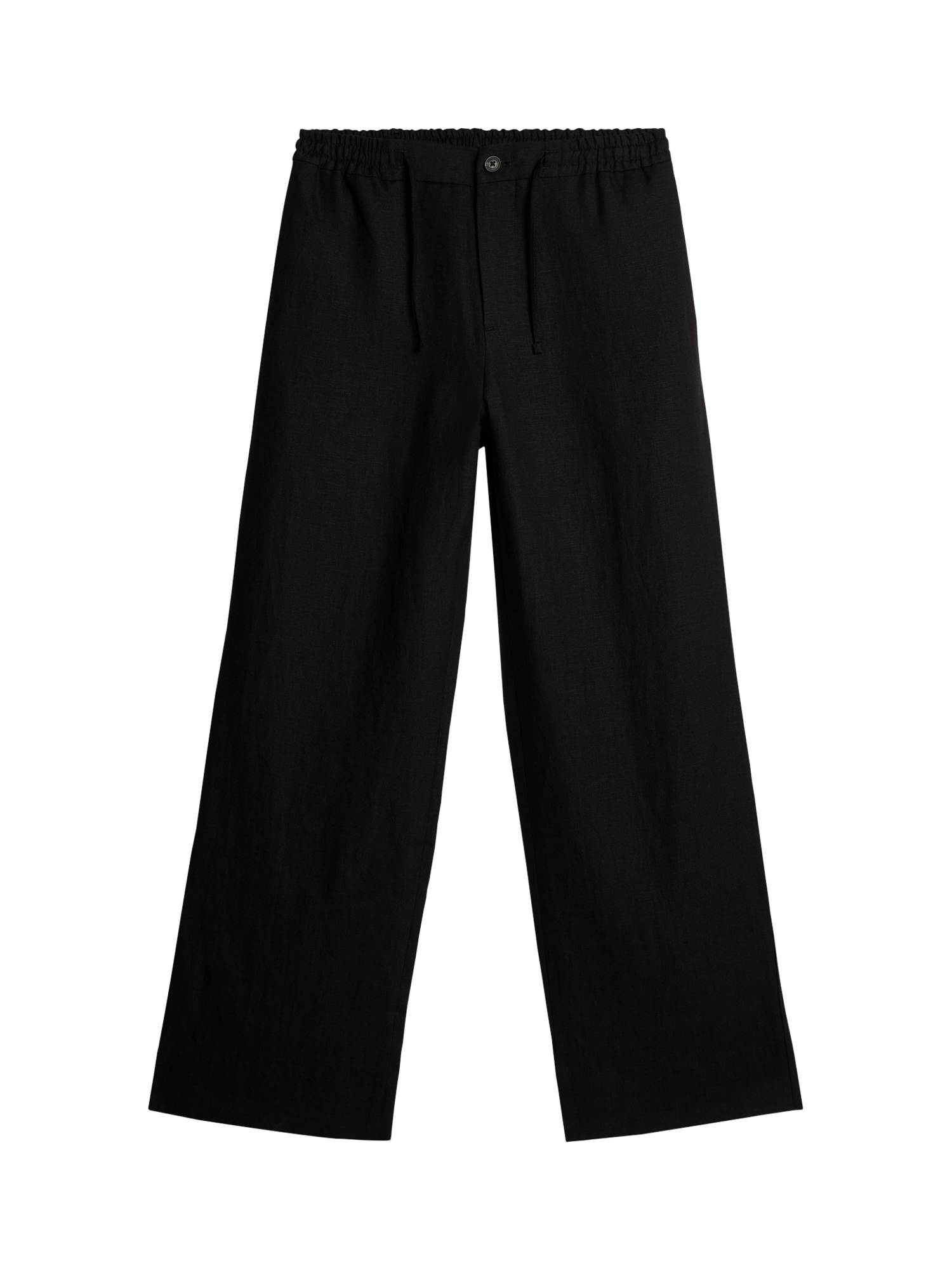 Product image 5 of 5, which shows J.Lindeberg Noah Linen Trousers, Black, L