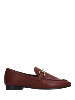 Bibi Lou Carmin Leather Loafers, Red