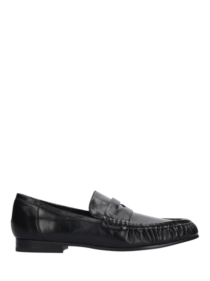 Bibi Lou Leather Loafers, Black