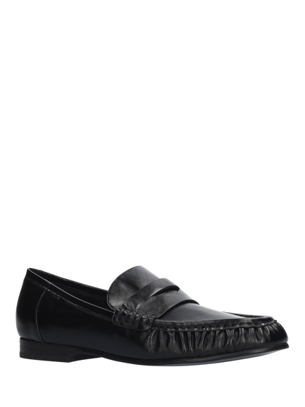 Bibi Lou Leather Loafers - view 2, Black