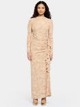 DASKA Erif Jacquard Maxi Dress, Beige