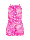 Angels by Accessorize Kids' Tie Dye Playsuit, Brights Multi