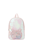 Angels by Accessorize Kids' Mermaid Sequin Cat Backpack, Pink