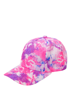Angels by Accessorize Kids' Tie-Dye Baseball Cap, Brights Multi, Brights Multi