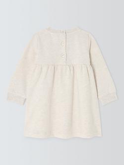 John Lewis Baby Cotton Tulip Dress, Natural - view 2, Natural