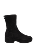 FitFlop F-Luma Suede Mid Calf Boots, Black
