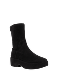 FitFlop F-Luma Suede Mid Calf Boots, Black