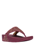 FitFlop Lulu Glitter Flip Flops, Ruby