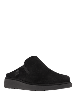 FitFlop Gen-FF Suede Elasticated Mules, Black - view 2, Black