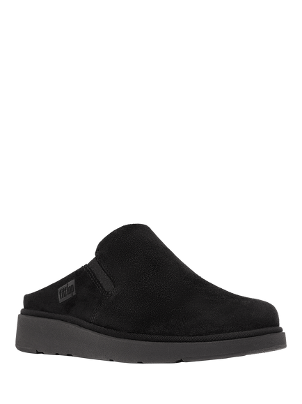 FitFlop Gen-FF Suede Elasticated Mules, Black - view 2, Black