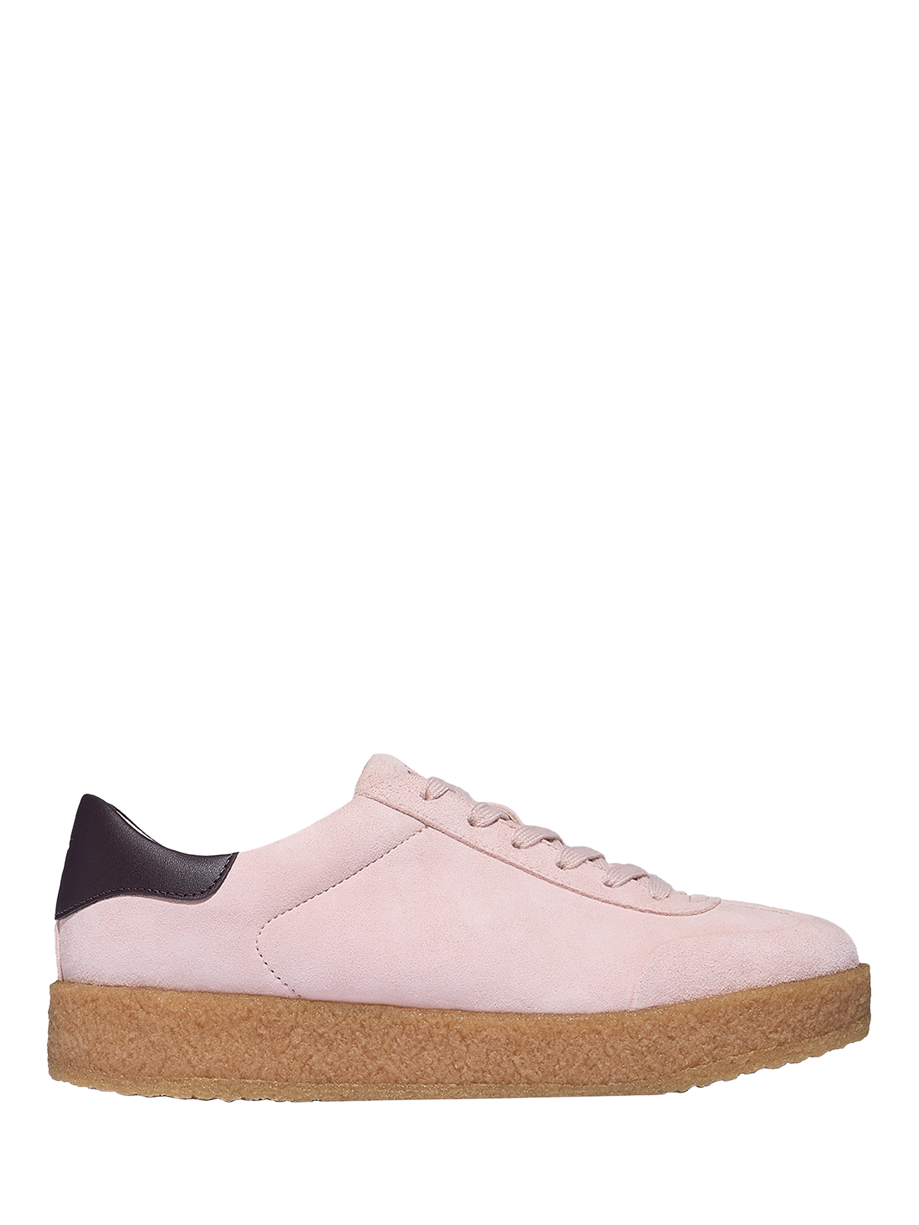 FitFlop Rally T-Toe Suede Trainers, Clay Pink/Plumberry