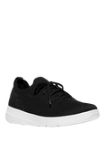 FitFlop Super-Q Crystal Trim Knit Lace-Up Trainers, Black