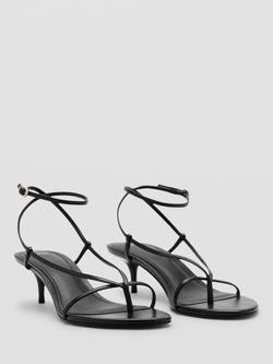 Mango Sora Open Sandals - view 2, Black