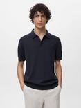 Mango Arraona Cotton Regular Fit Short Sleeve Polo Shirt