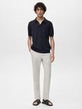 Mango Arraona Cotton Regular Fit Short Sleeve Polo Shirt