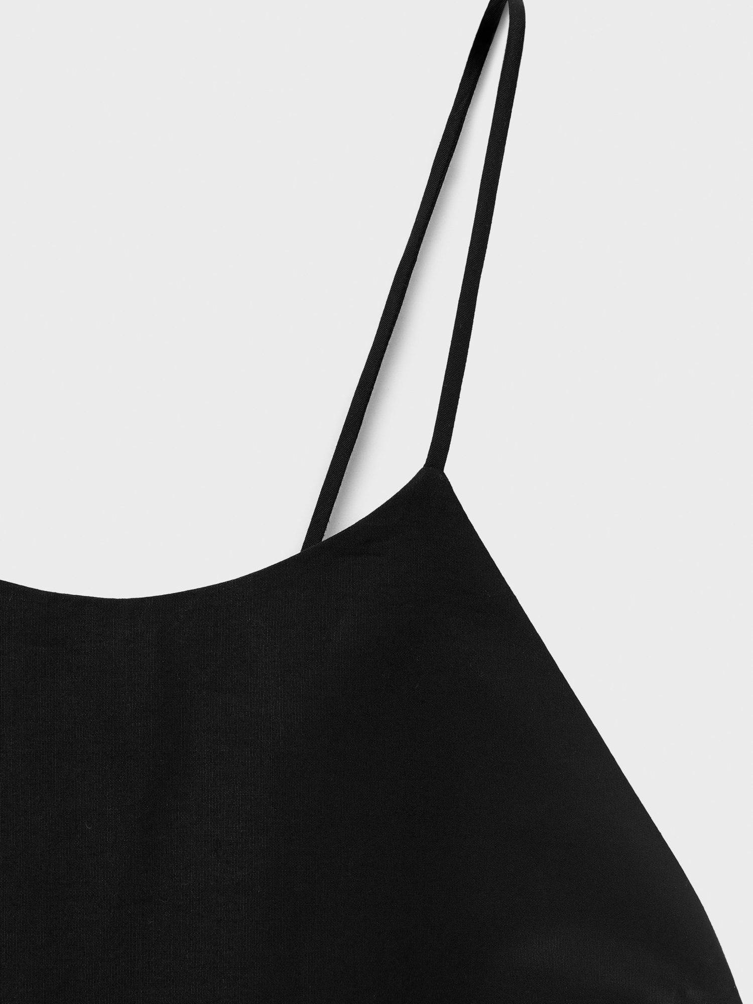 Product image 8 of 8, which shows Mango Audrey Wrap Back Maxi Dress, Black, 10