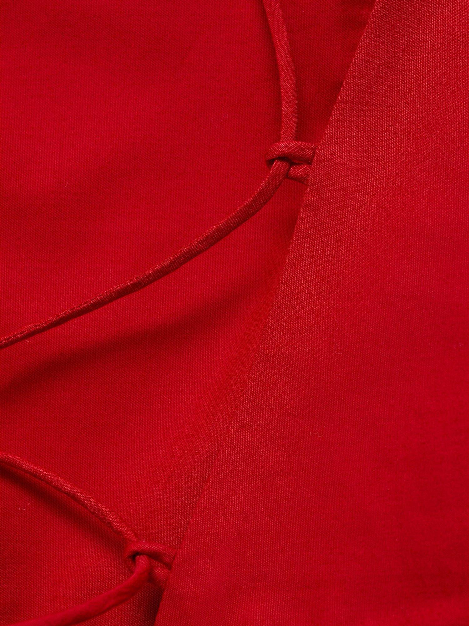 Product image 5 of 6, which shows Mango Audrey Wrap Back Maxi Dress, Red, 8