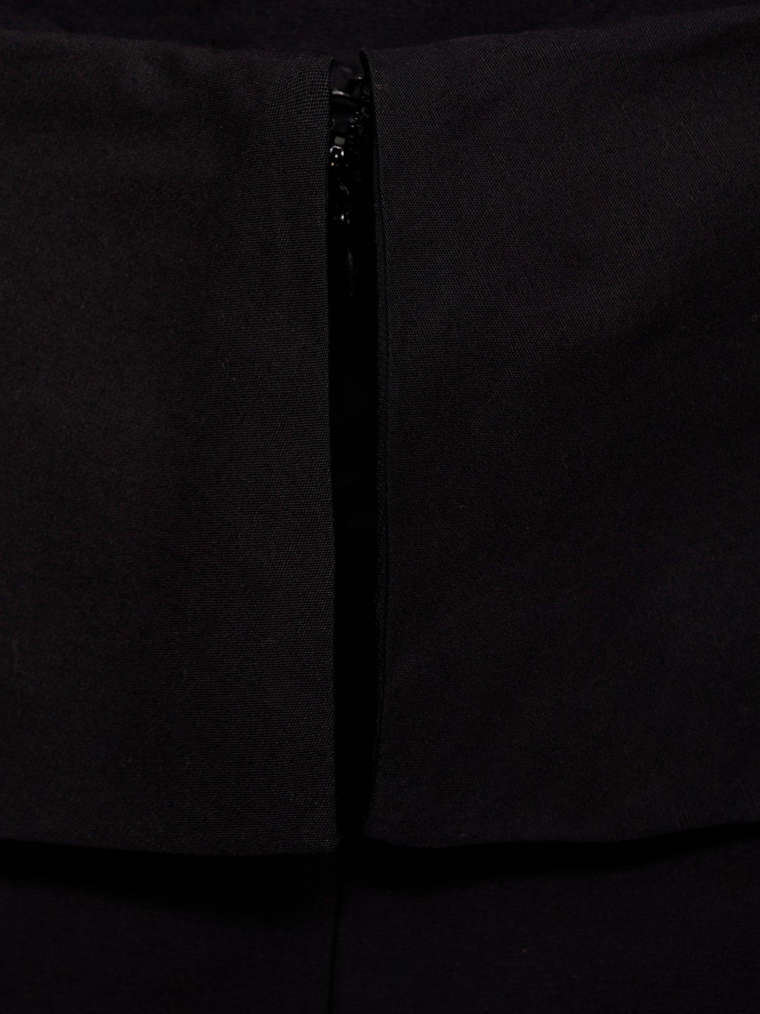 Product image 7 of 7, which shows Mango Nicola Flared Ruffle Midi Dress, Black, 10