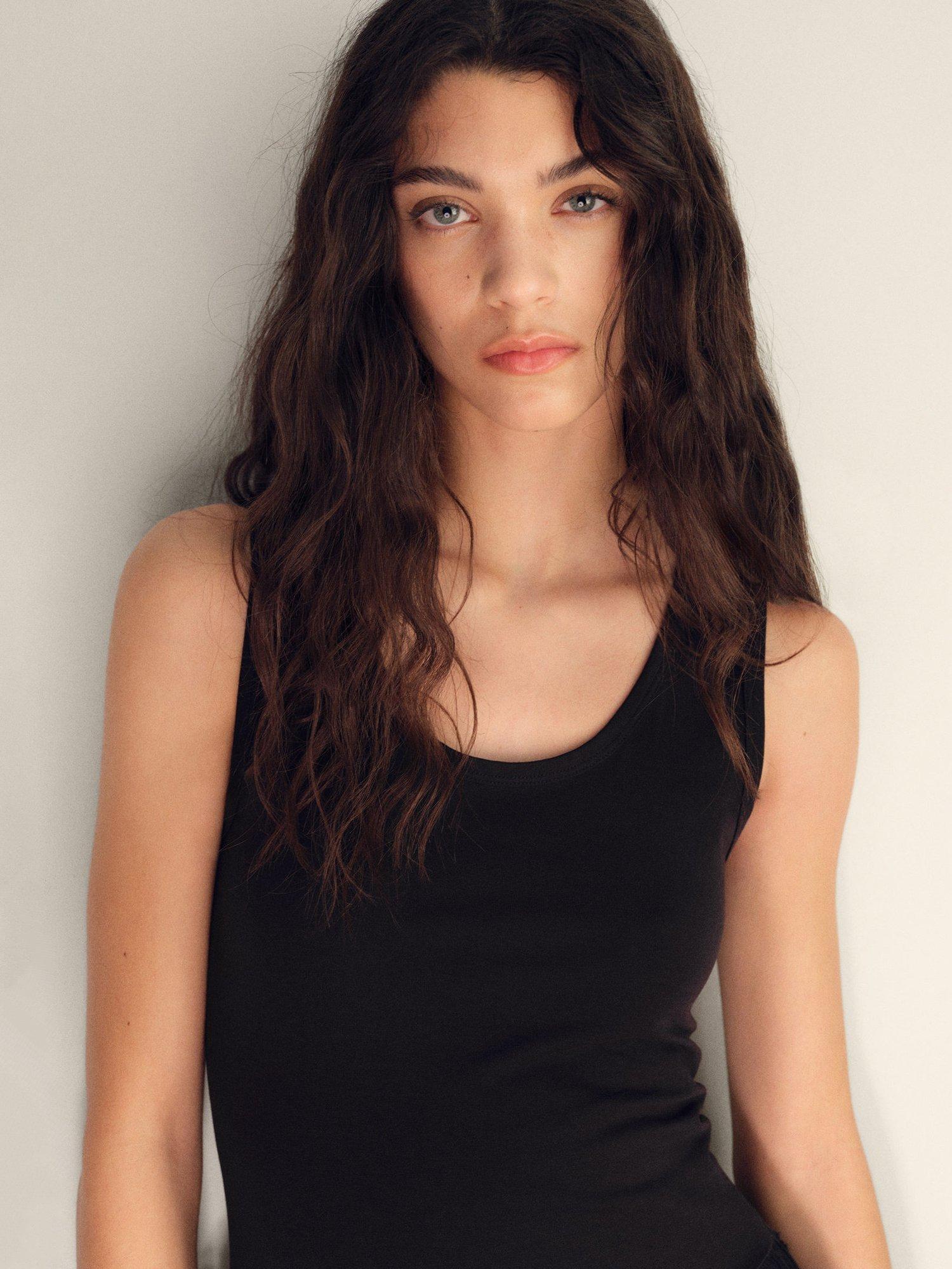 Product image 7 of 8, which shows Mango Toad Embroidered Cut Out Midi Dress, Black, 10