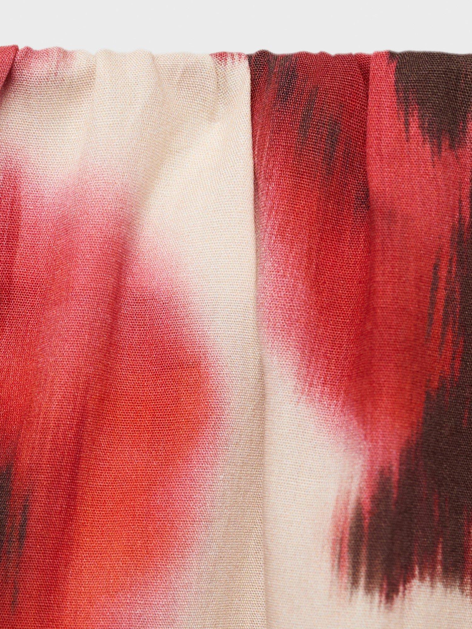 Product image 8 of 8, which shows Mango Aquare Abstract Floral Skirt, Beige/Multi, L