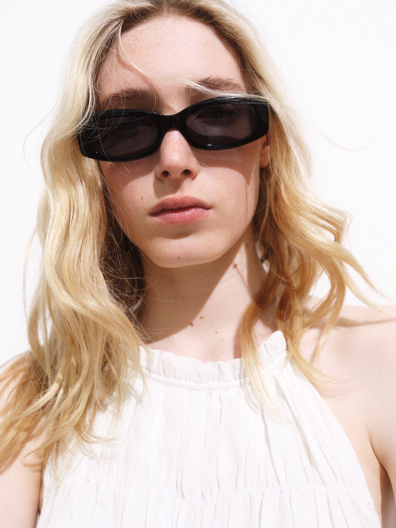 Product image 6 of 8, which shows Mango Livia Ruched Halterneck Top, White, L