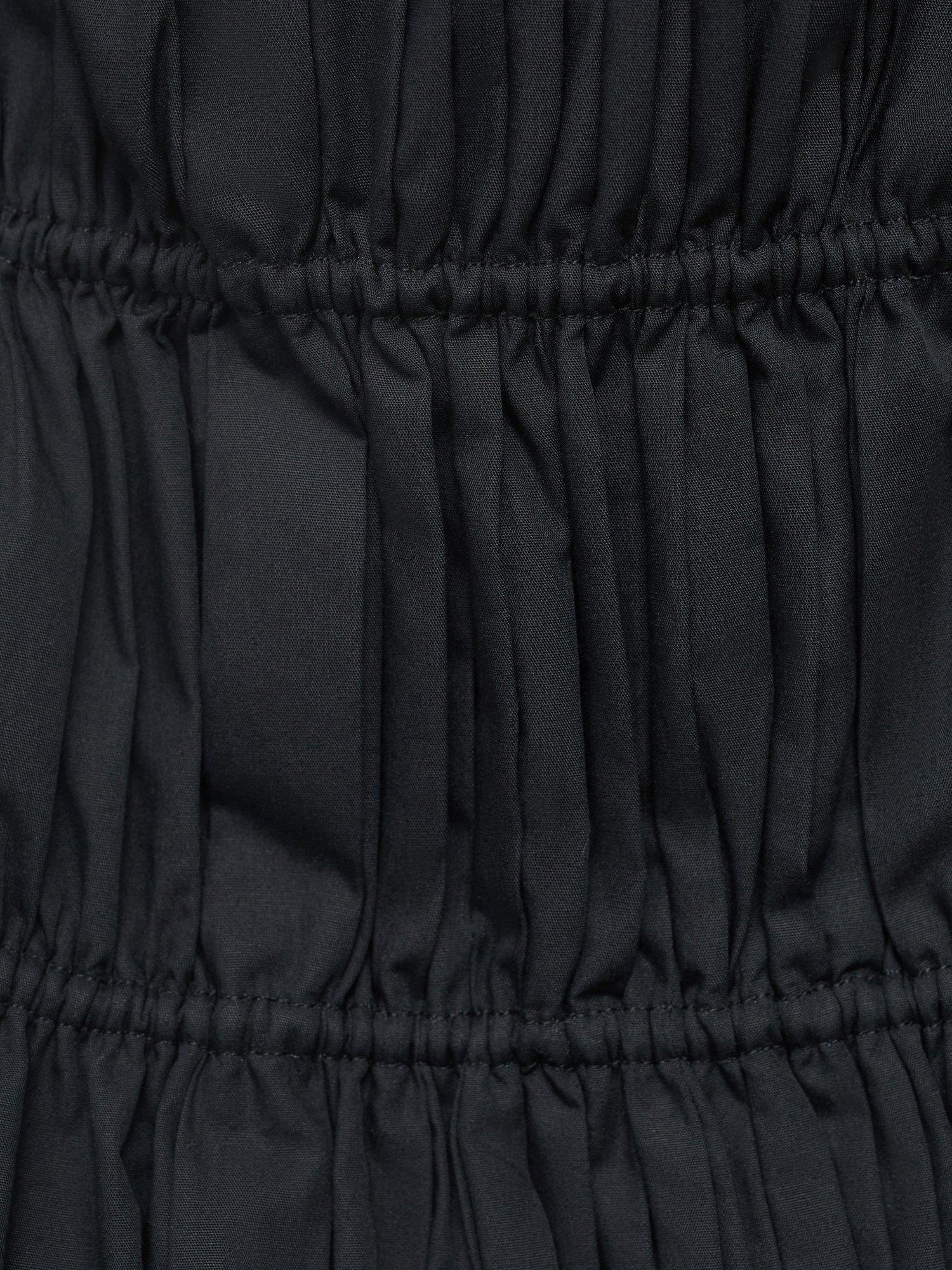 Product image 8 of 8, which shows Mango Luna Ruched Strapless Top, Black, L