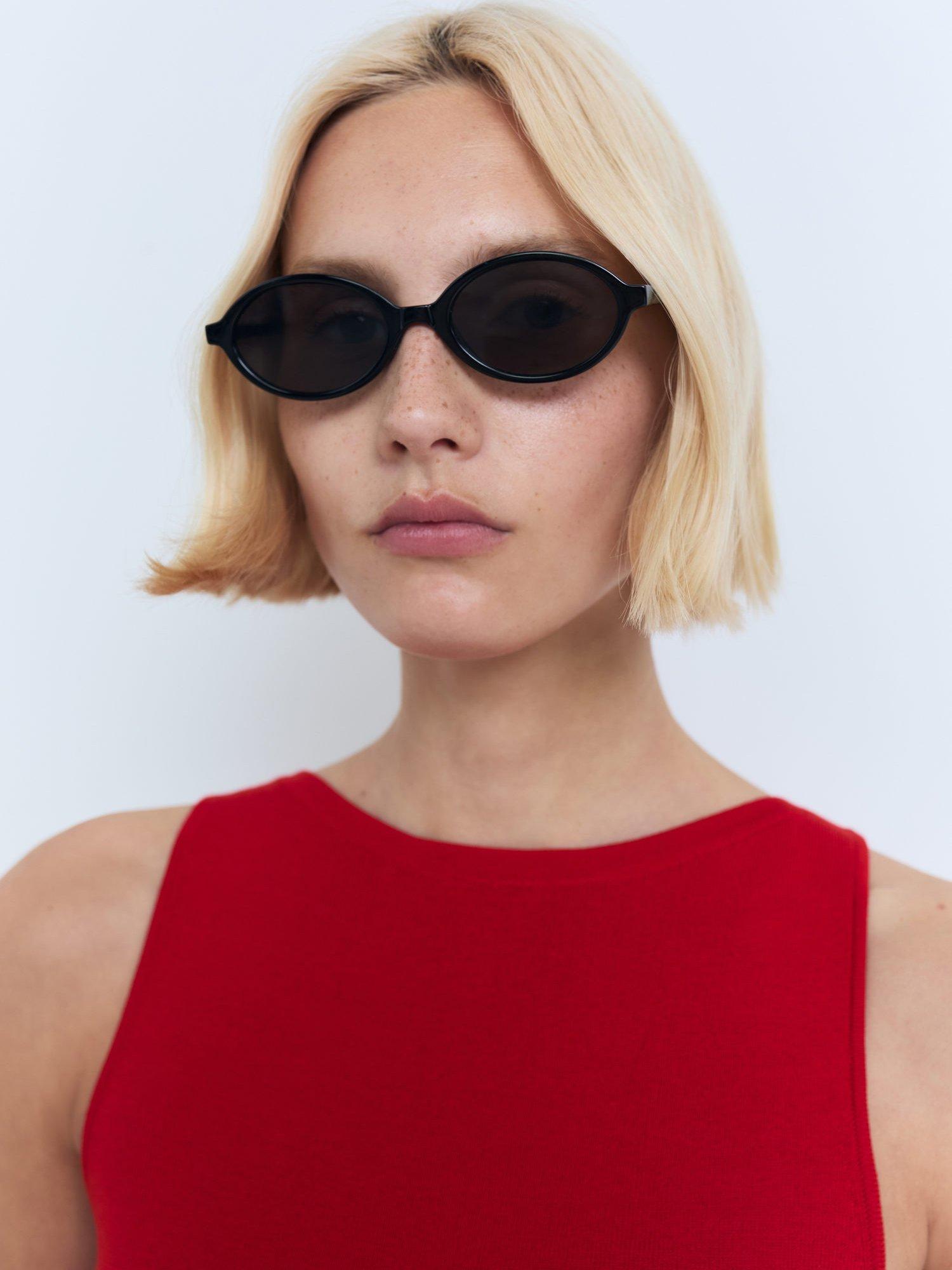 Product image 5 of 6, which shows Mango Suenyo Fine Knit Sleeveless Top, Red, S