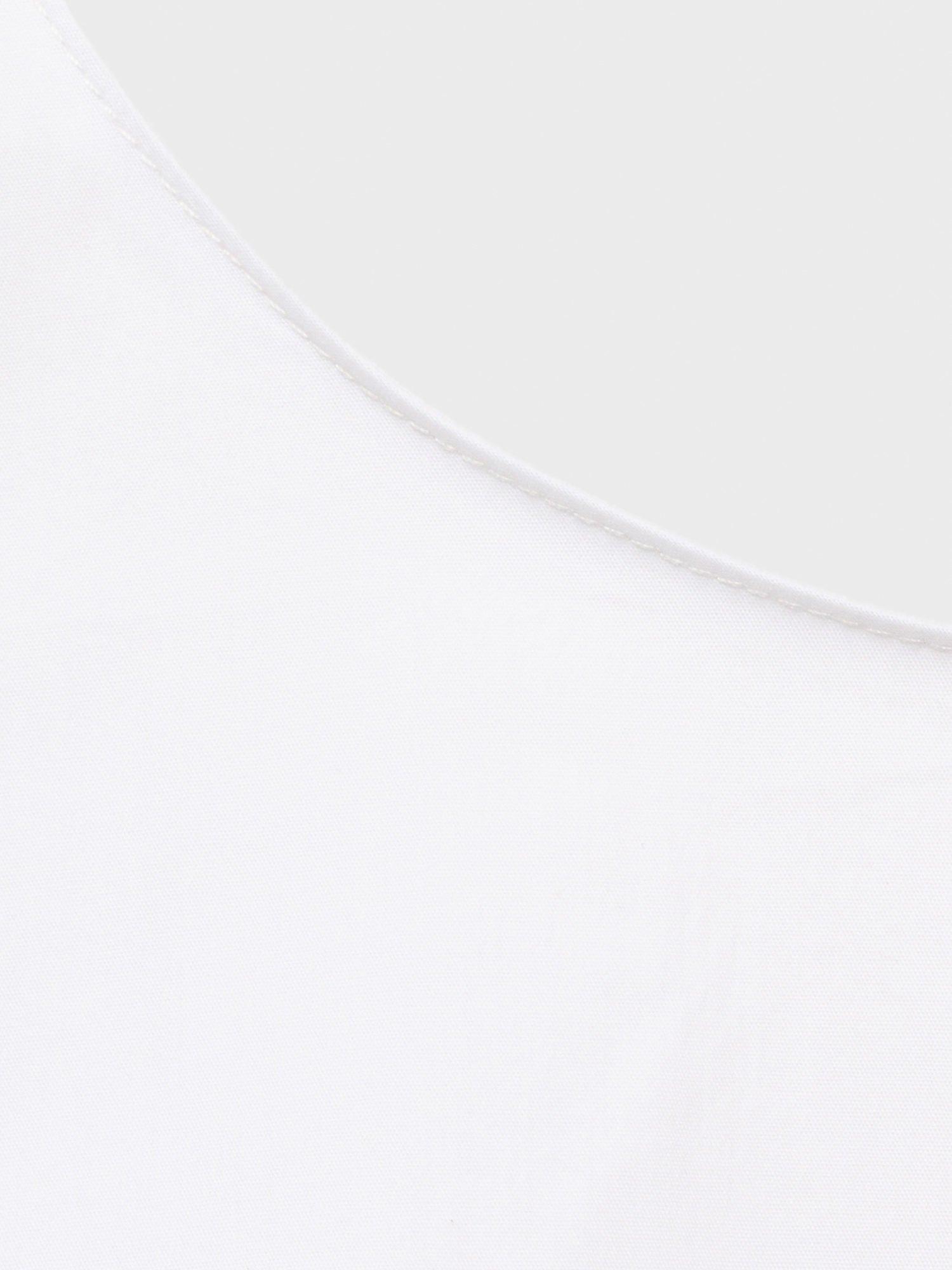 Product image 8 of 8, which shows Mango Creta Knot Back Crop Top, White, S
