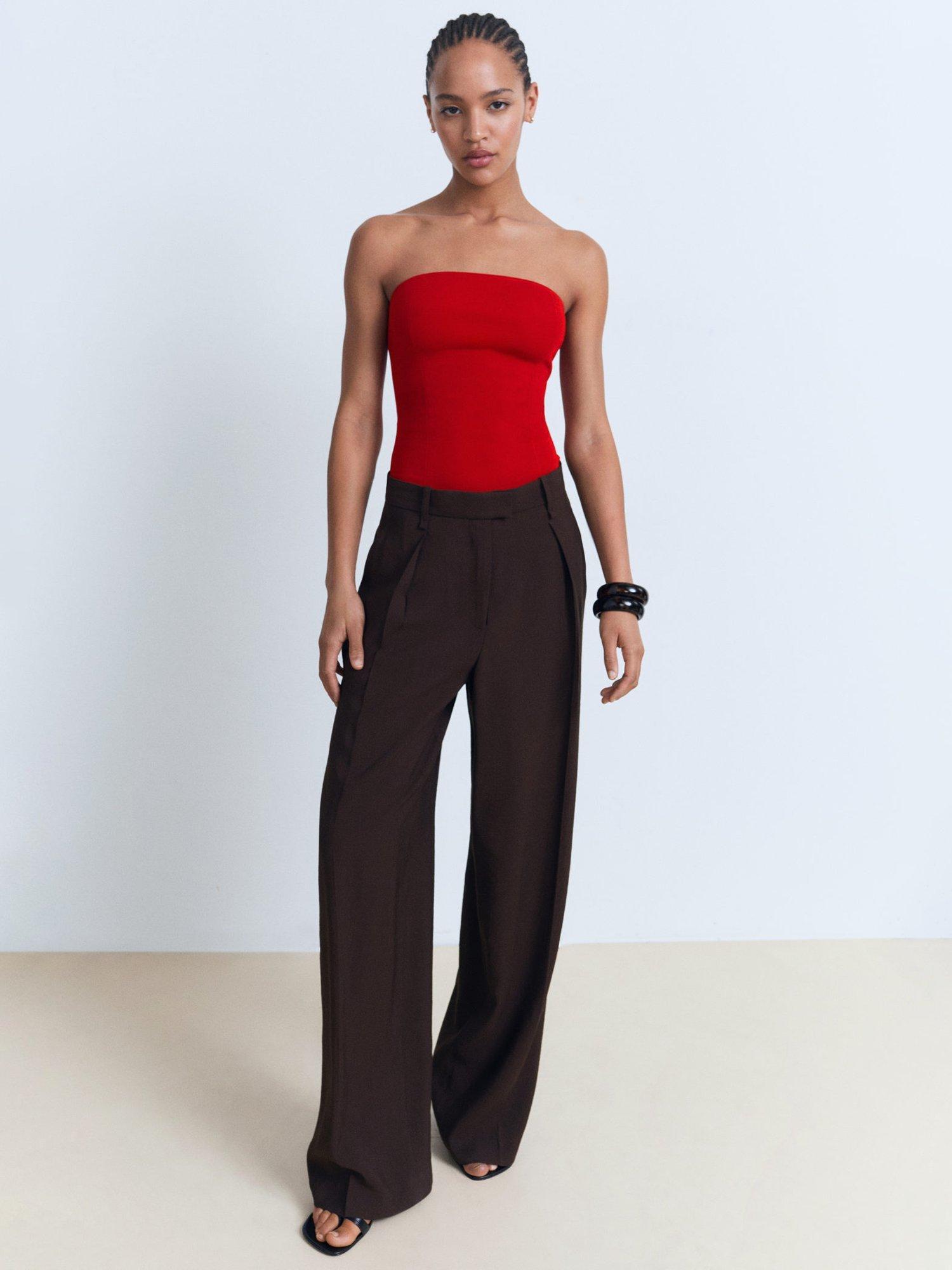 Product image 2 of 7, which shows Mango Gyal Tube Top, Red, S