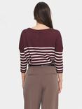 Saint Tropez Mila Stripe Casual Fit Top, Multi