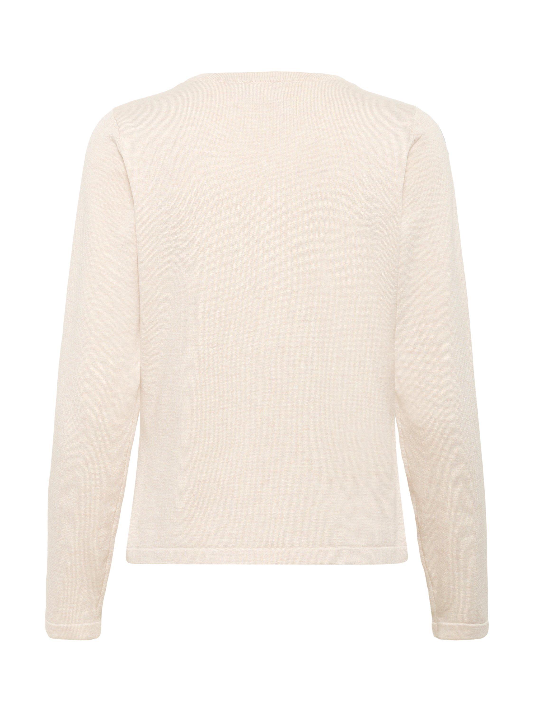 Product image 6 of 6, which shows Saint Tropez Mila Long Sleeve Round Neck Cardigan, Beige, XS