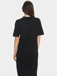 Saint Tropez Mila Short Sleeve Collar Midi Dress