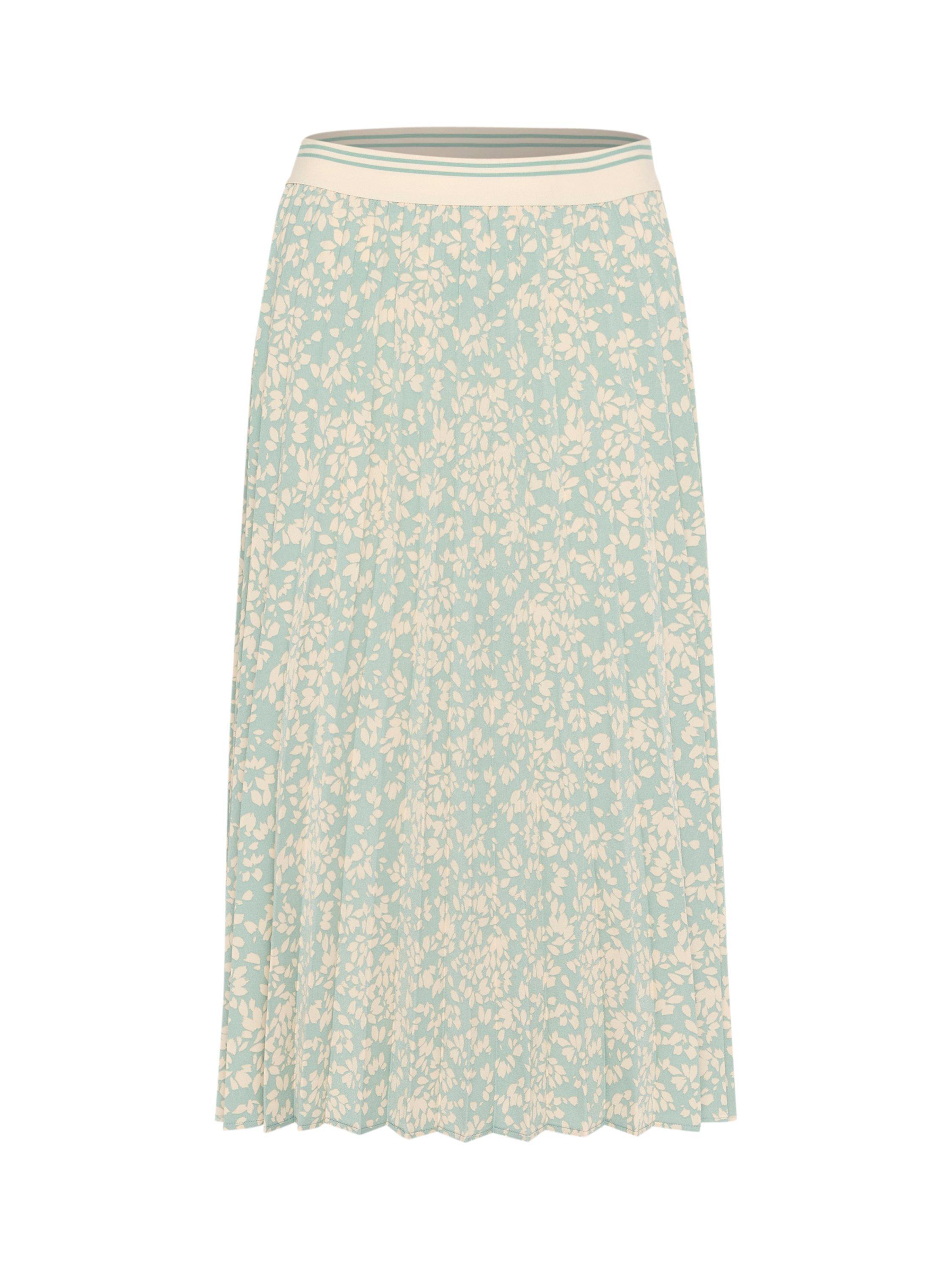 Product image 5 of 6, which shows Saint Tropez Lindy Lindy Midi Skirt, Blue/Multi, M
