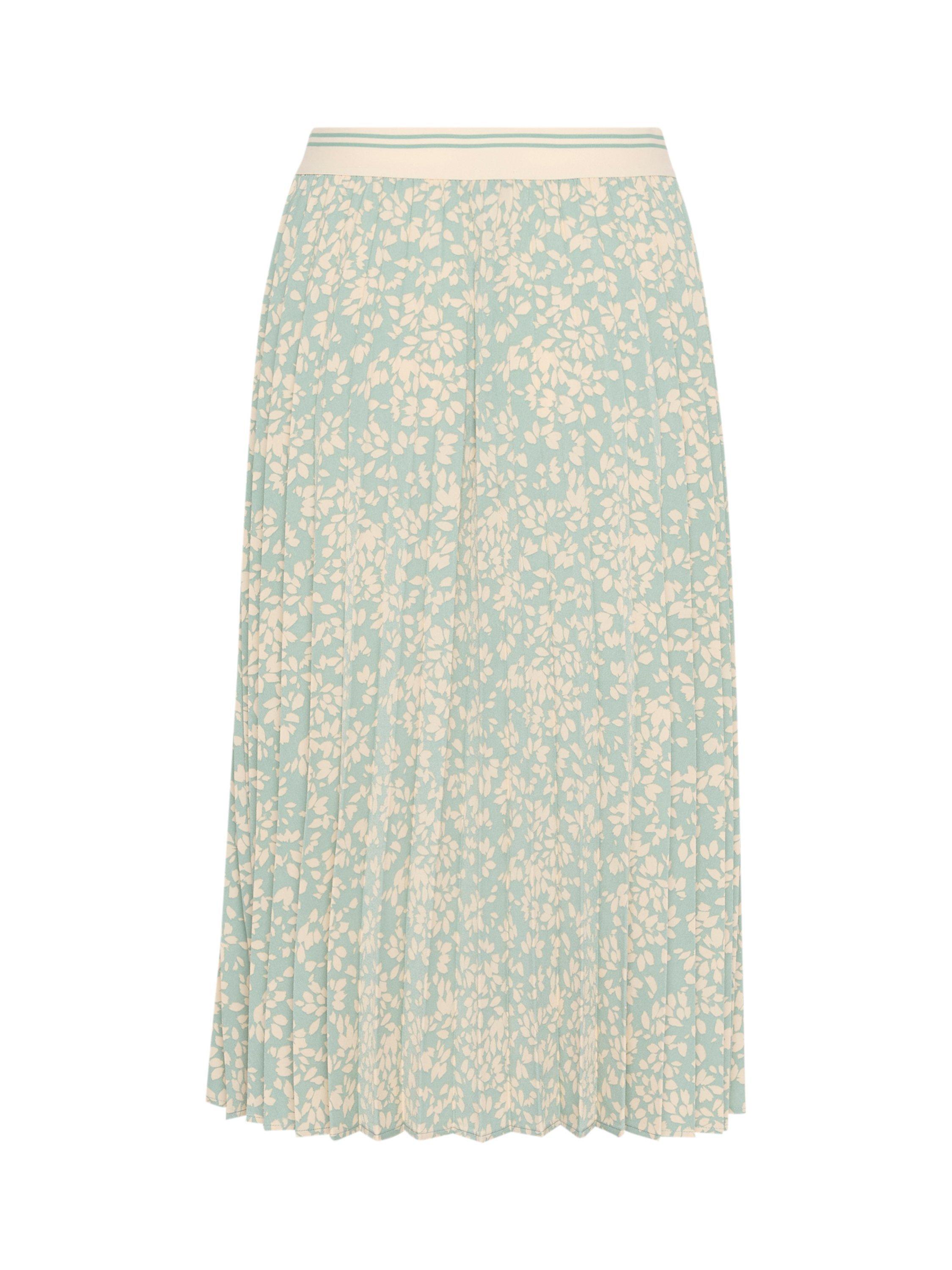 Product image 6 of 6, which shows Saint Tropez Lindy Lindy Midi Skirt, Blue/Multi, M