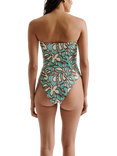 Malina Erioa Abstract Cut Out Swimsuit, Ocean Corals