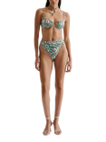 Malina Tovere Abstract Bikini Top, Ocean Corals