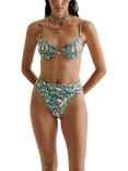 Malina Tovere Abstract Bikini Bottoms, Ocean Corals