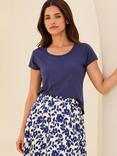 Aspiga Scoop Neck T-Shirt, Navy