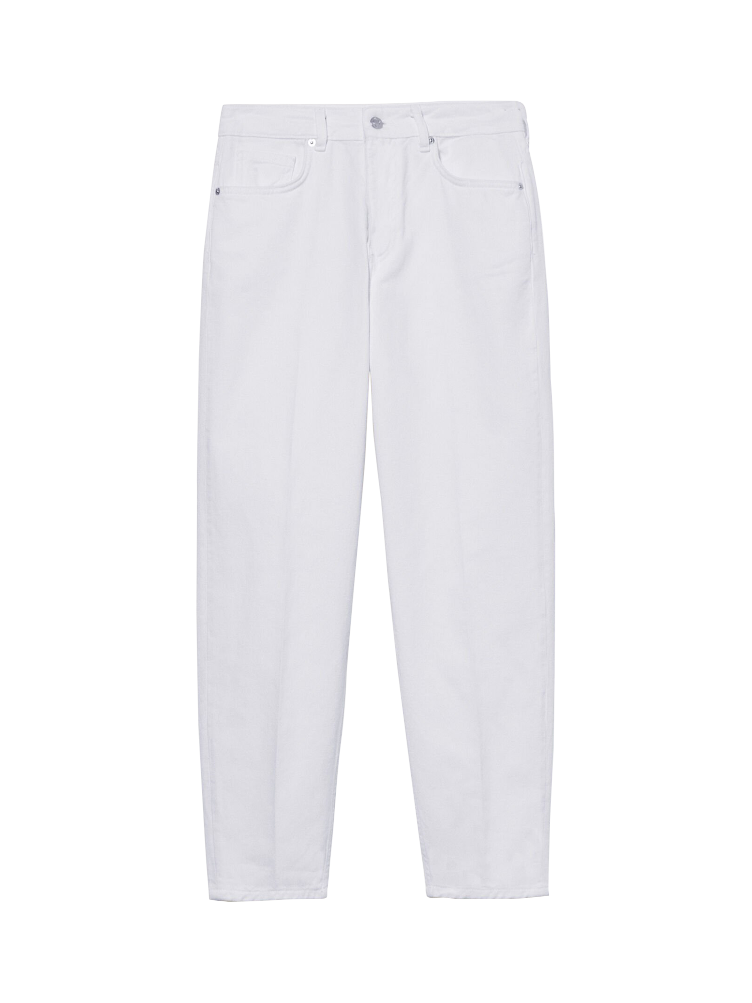 Product image 5 of 6, which shows SISLEY Mid Rise Mom Jeans, White, 26R
