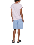 SISLEY Cotton Pocket T-Shirt, Mid PInk