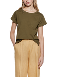 SISLEY Patch Pocket T-Shirt, Green