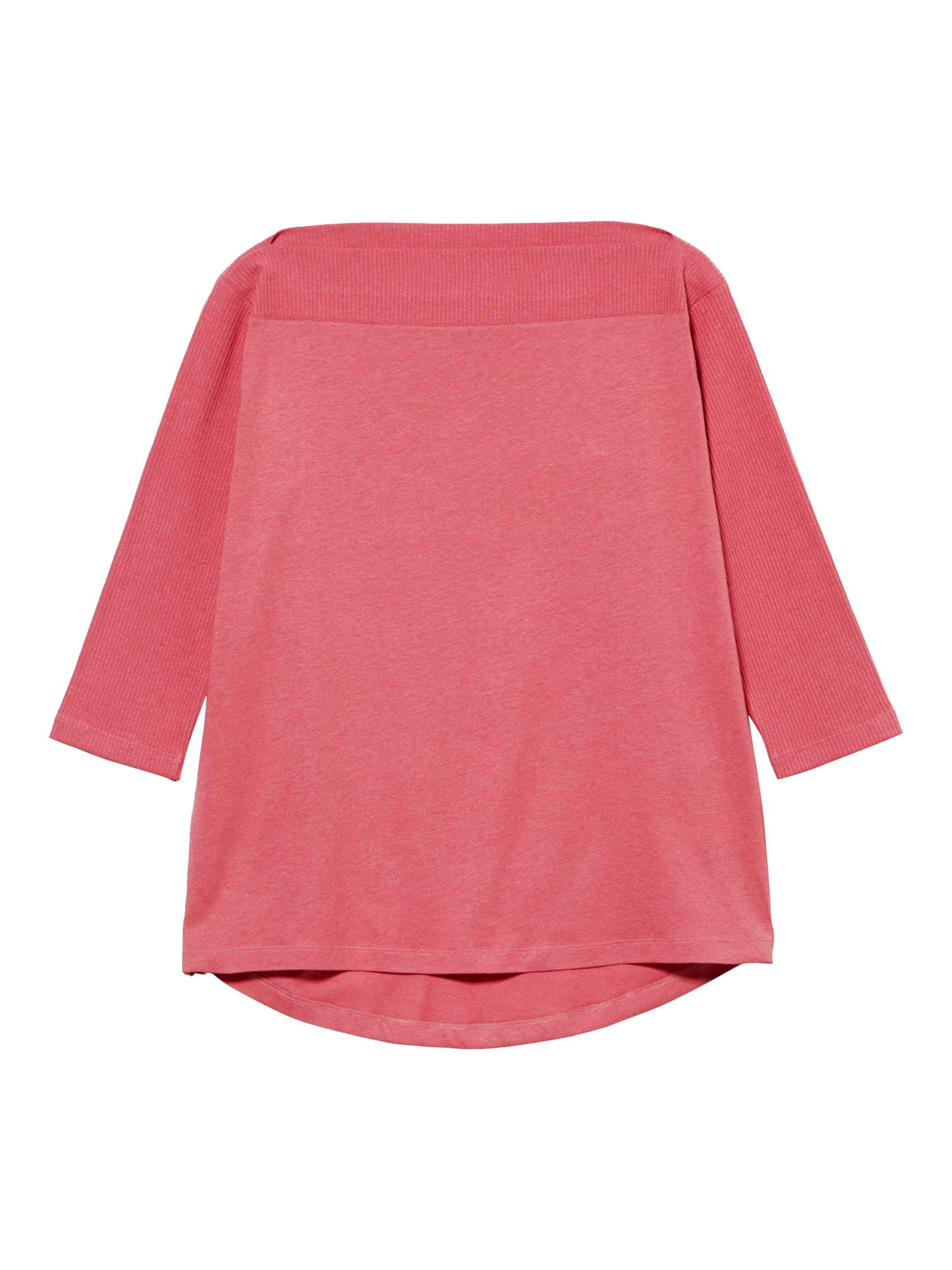 Product image 5 of 5, which shows SISLEY Boat Neck Jersey Top, Red, XS