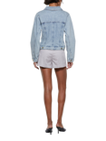 SISLEY Collared Denim Jacket, Blue